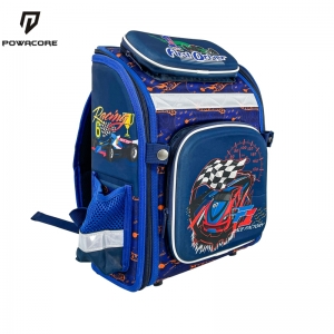 Racing Patterns EVA Hard Shell Childrens Backpacks for School Daily Travel Camping Hiking